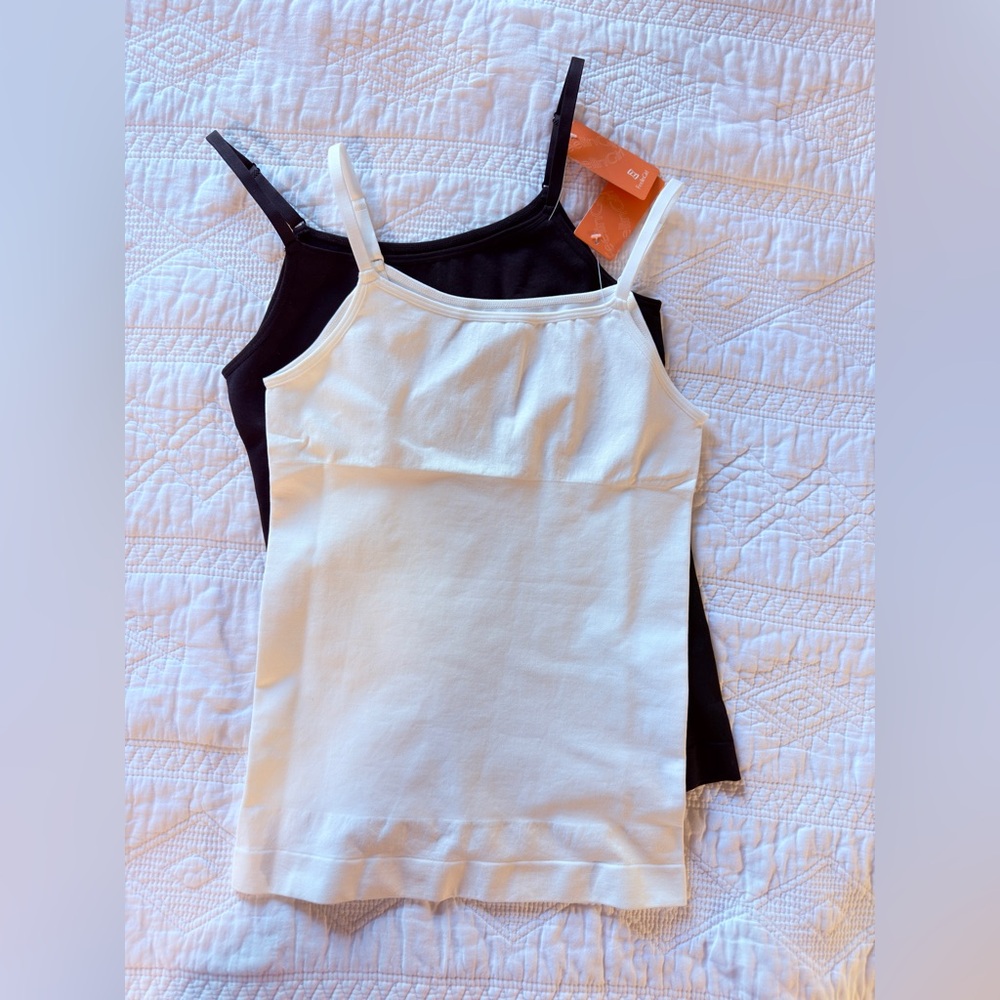 FeelinGirl Black and White compression Tank Tops XL